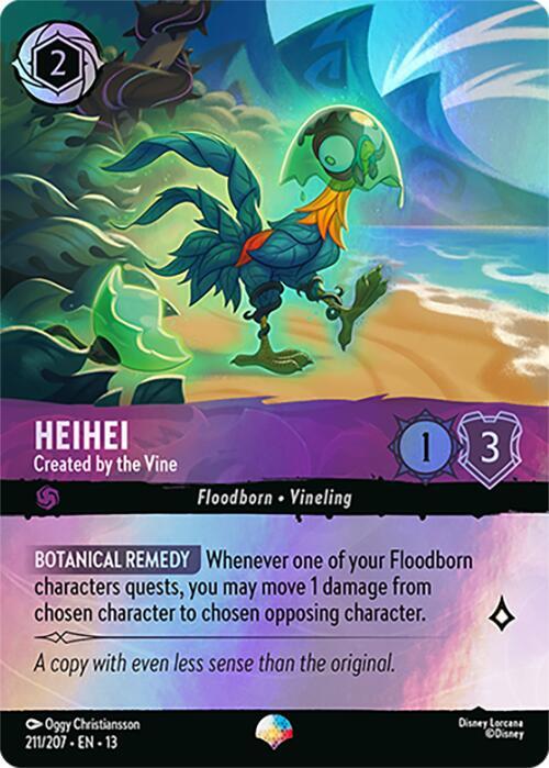 Heihei, Created by the Vine 211/207 (Attack of the Vine!) - Holofoil