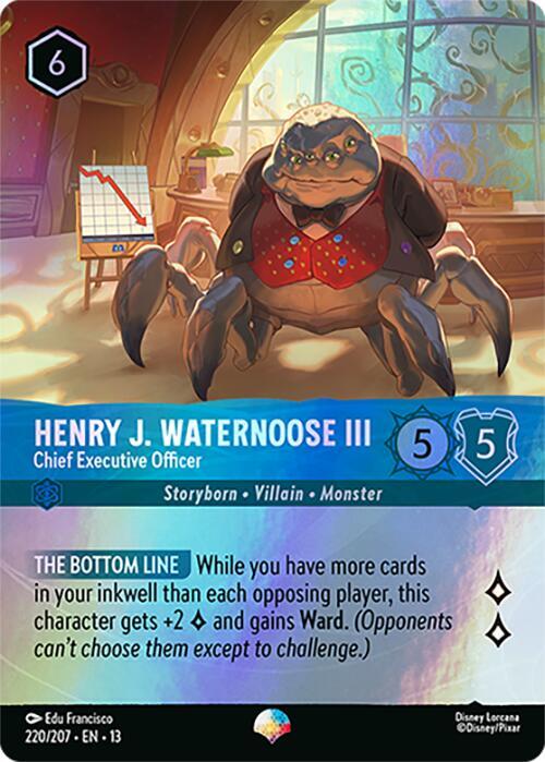 Henry J. Waternoose III, Chief Executive Officer 220/207 (Attack of the Vine!) - Holofoil