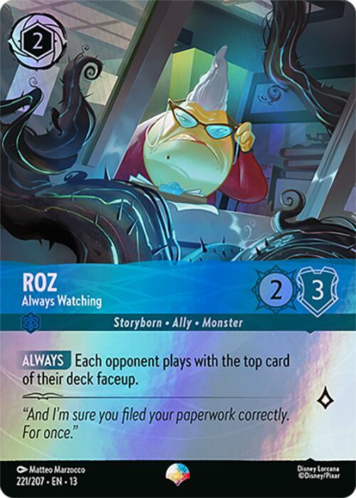Roz, Always Watching 221/207 (Attack of the Vine!) - Holofoil