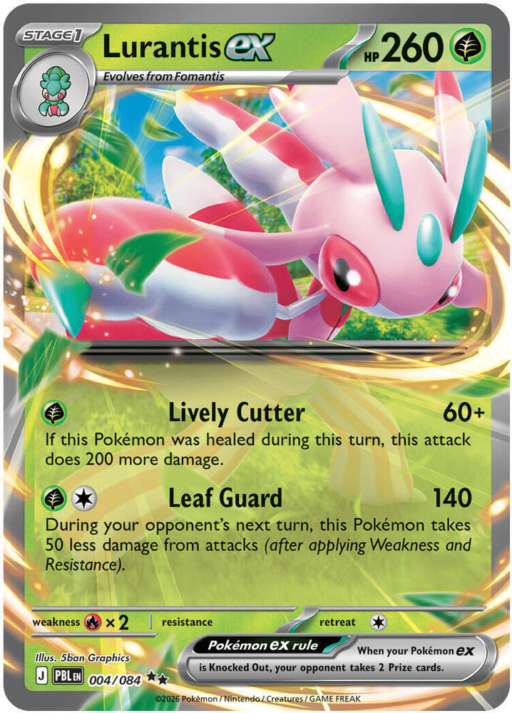 Lurantis ex 004/084 (ME05: Pitch Black) - Holofoil
