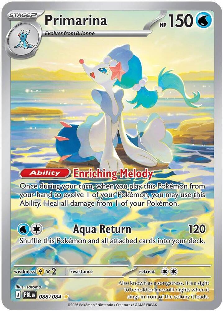 Primarina 088/084 (ME05: Pitch Black) - Holofoil