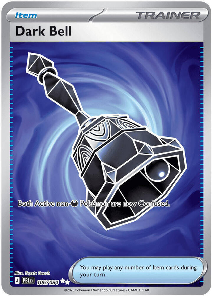 Dark Bell 106/084 (ME05: Pitch Black) - Holofoil