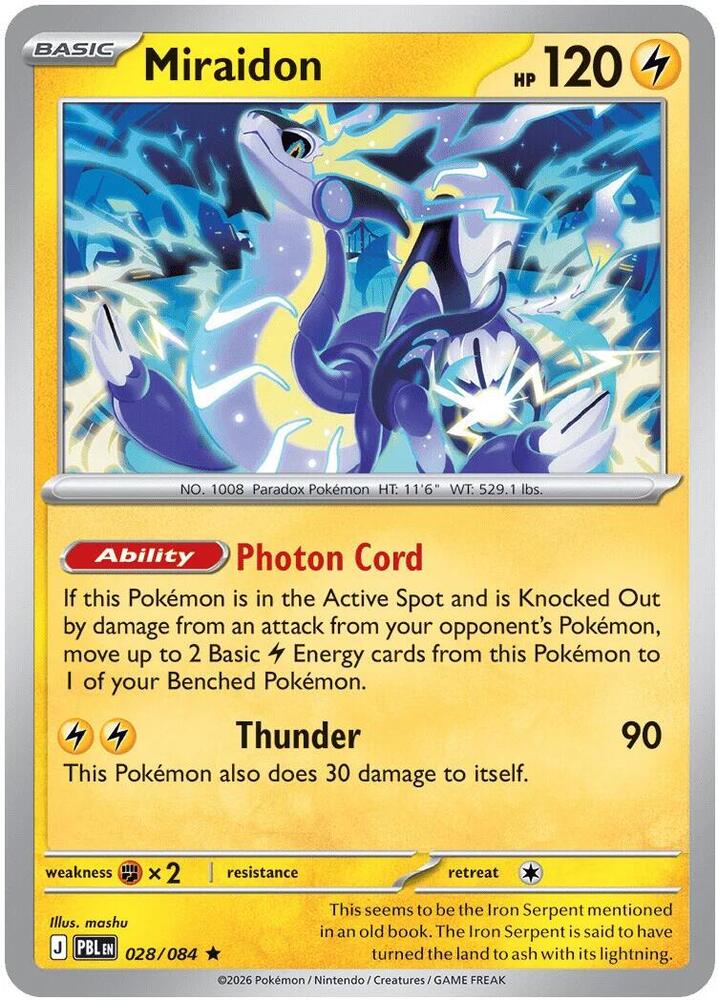 Miraidon 028 084 028/084 (Deck Exclusives)