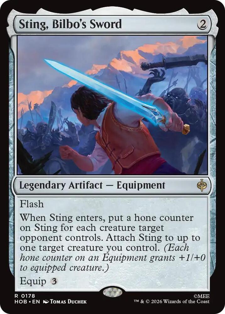 Sting, Bilbo's Sword 178 (The Hobbit)