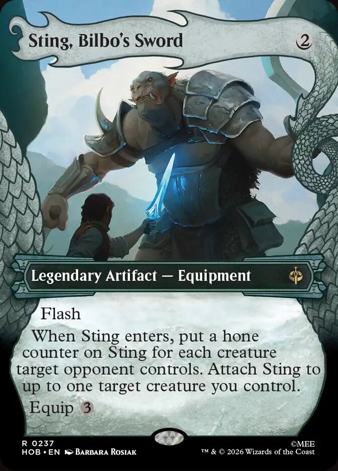Sting, Bilbo's Sword 237 (The Hobbit) - Showcase Foil
