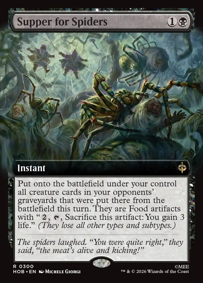 Supper for Spiders 300 (The Hobbit) - Extended Art