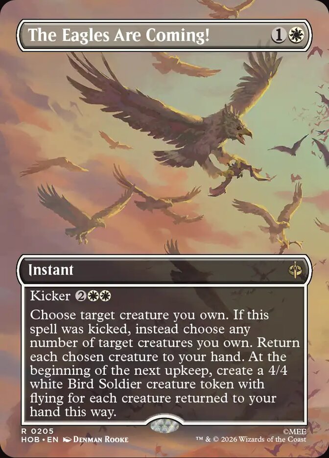 The Eagles Are Coming! 205 (The Hobbit) - Borderless