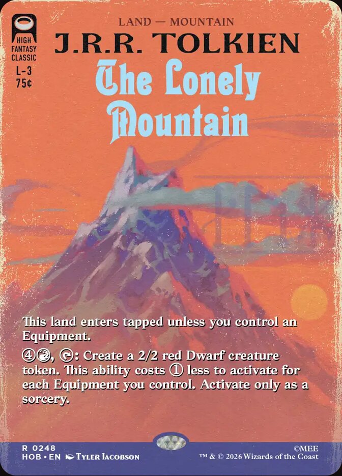 The Lonely Mountain 248 (The Hobbit) - Borderless
