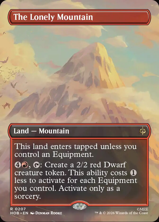 The Lonely Mountain 207 (The Hobbit) - Borderless