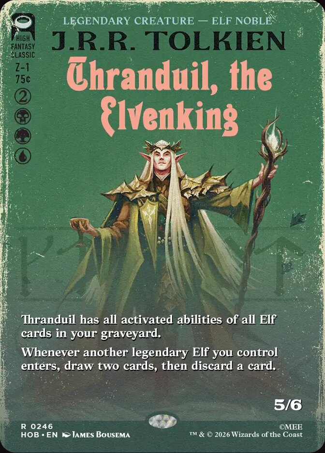 Thranduil, the Elvenking 246 (The Hobbit) - Borderless Foil