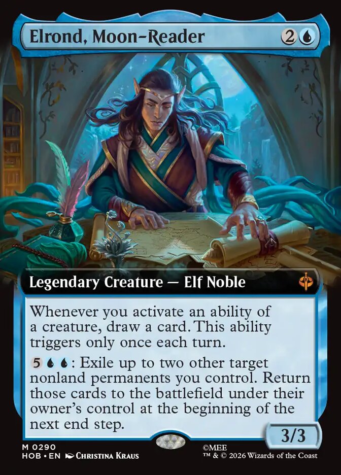 Elrond, Moon-Reader 290 (The Hobbit) - Extended Art