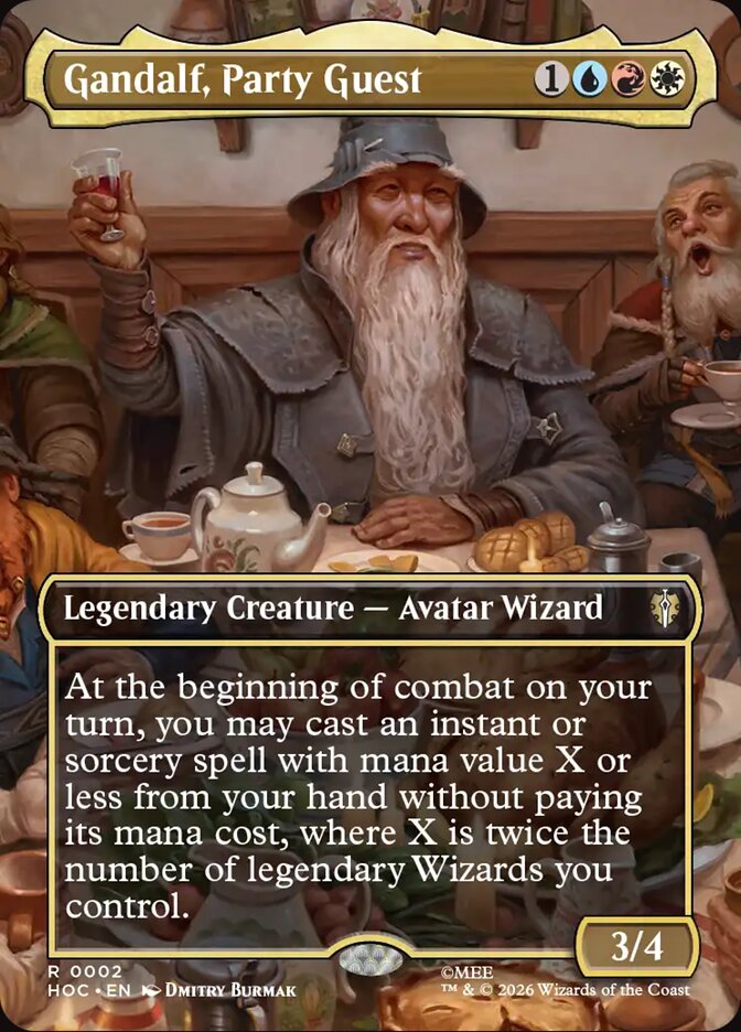 Gandalf, Party Guest 2 (The Hobbit: Eternal-Legal) - Borderless