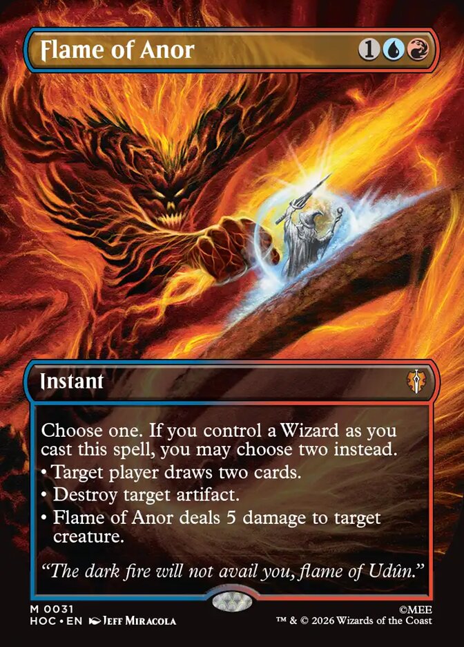 Flame of Anor 31 (The Hobbit: Eternal-Legal) - Borderless Foil