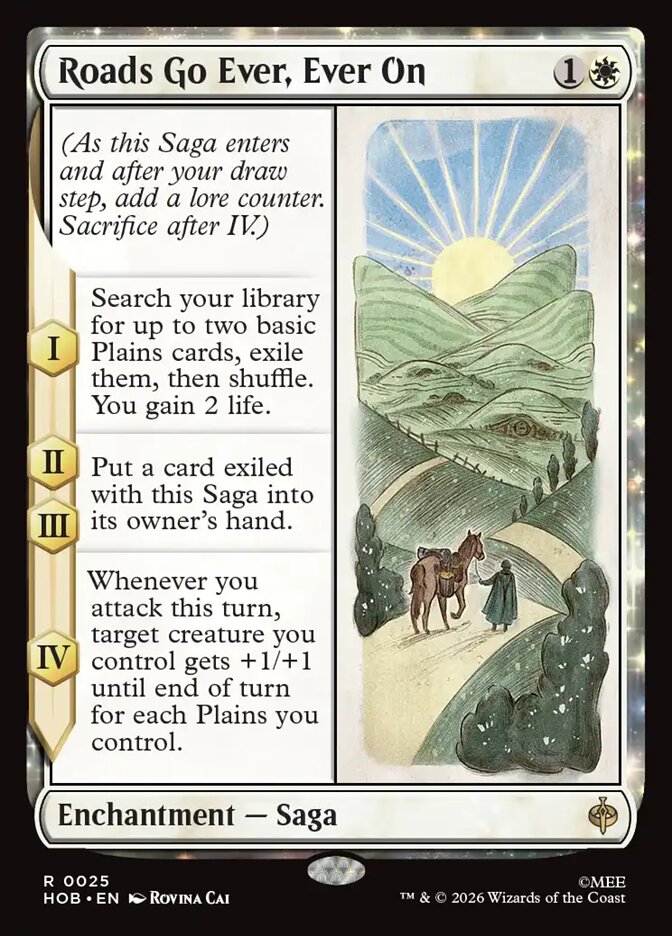 Roads Go Ever, Ever On 25 (The Hobbit) - Foil