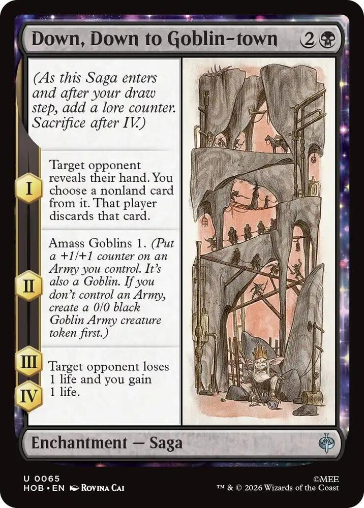 Down, Down to Goblin-town 65 (The Hobbit) - Foil
