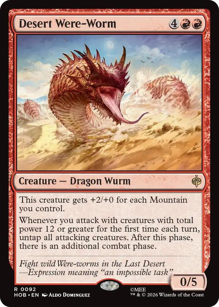 Desert Were-Worm 92 (The Hobbit)