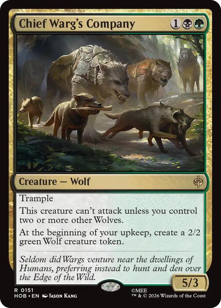 Chief Warg's Company 151 (The Hobbit)