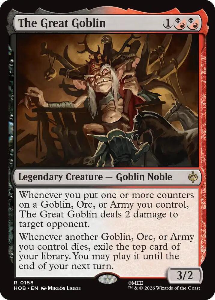 The Great Goblin 158 (The Hobbit) - Foil