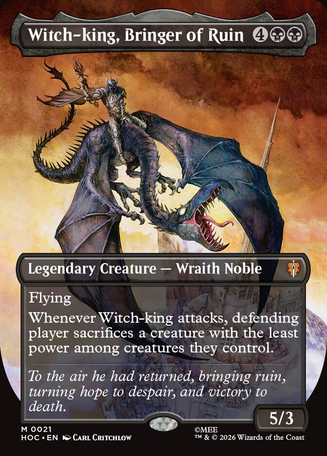 Witch-king, Bringer of Ruin 21 (The Hobbit: Eternal-Legal) - Borderless