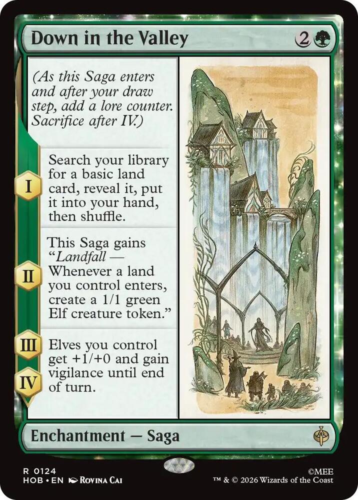 Down in the Valley 124 (The Hobbit) - Foil