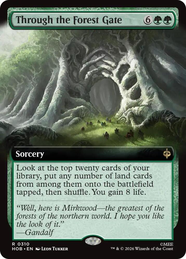 Through the Forest Gate 310 (The Hobbit) - Extended Art