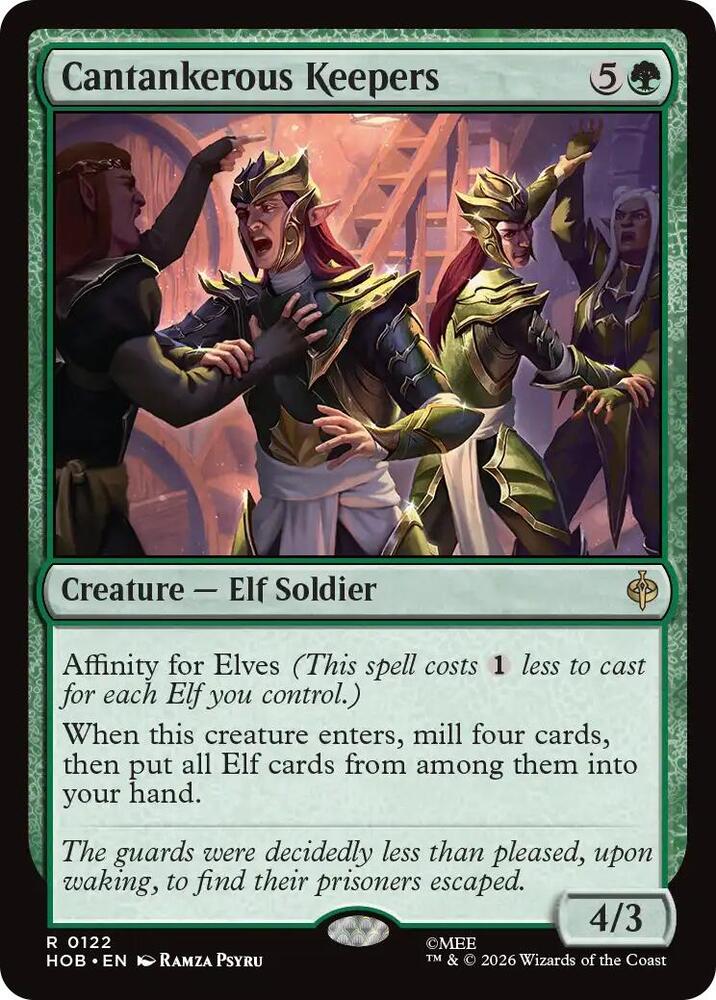 Cantankerous Keepers 122 (The Hobbit) - Foil