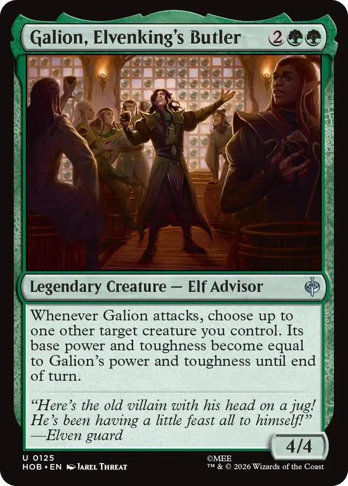Galion, Elvenking's Butler 125 (The Hobbit) - Foil