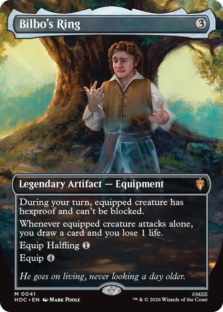 Bilbos Ring 41 (The Hobbit: Eternal-Legal) - Borderless