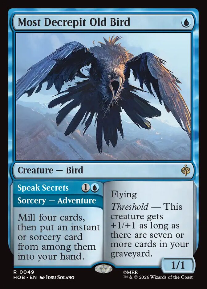 Most Decrepit Old Bird // Speak Secrets 49 (The Hobbit) - Foil