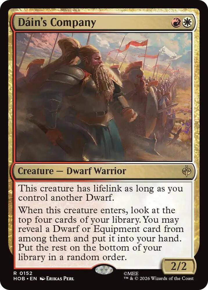 Dain's Company 152 (The Hobbit) - Foil