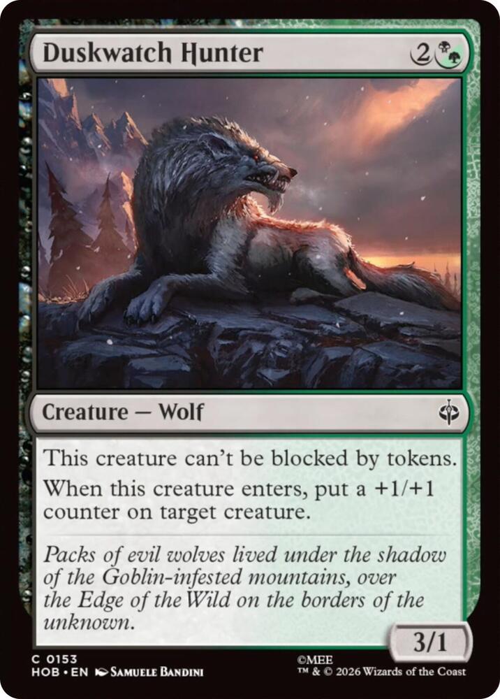 Duskwatch Hunter 153 (The Hobbit) - Foil