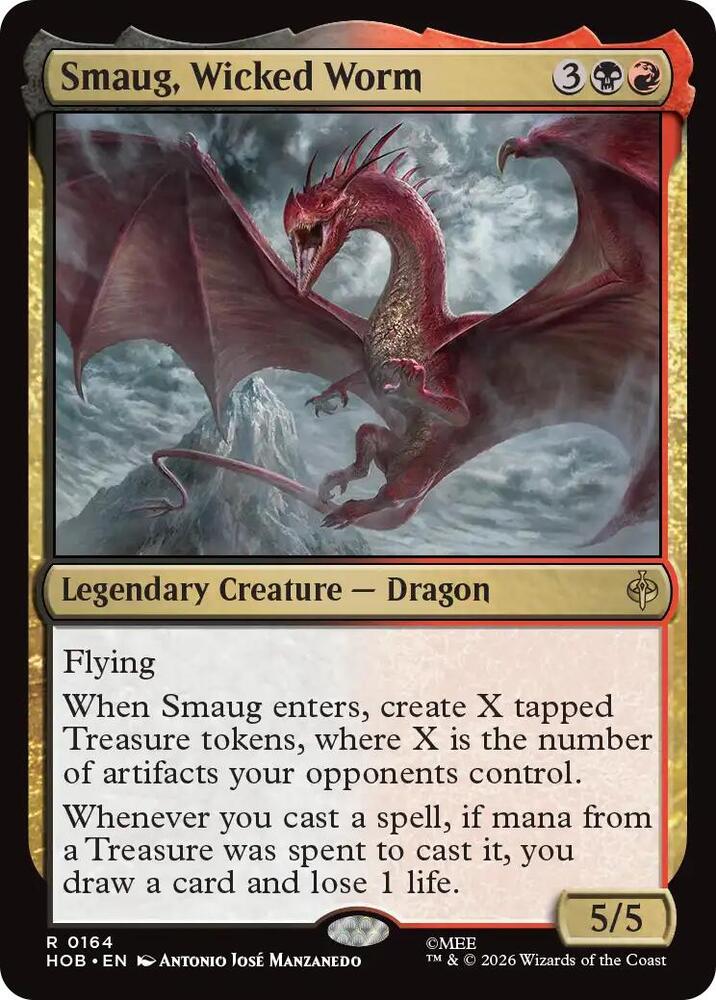 Smaug, Wicked Worm 164 (The Hobbit)