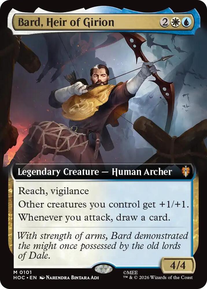 Bard, Heir of Girion 101 (The Hobbit: Eternal-Legal) - Extended Art