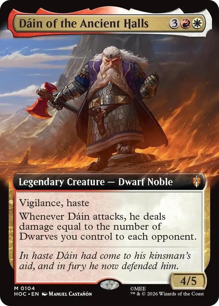 Dáin of the Ancient Halls 104 (The Hobbit: Eternal-Legal) - Extended Art