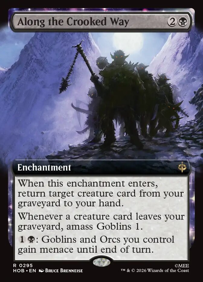 Along the Crooked Way 295 (The Hobbit) - Extended Art Foil