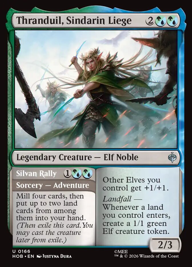 Thranduil, Sindarin Liege // Silvan Rally 166 (The Hobbit) - Foil
