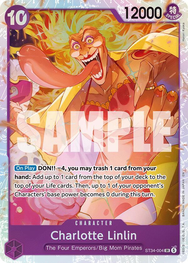 Charlotte Linlin ST34-004 (Starter Deck 34: PURPLE Charlotte Katakuri) - Foil