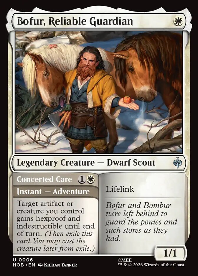 Bofur, Reliable Guardian // Concerted Care 6 (The Hobbit) - Foil