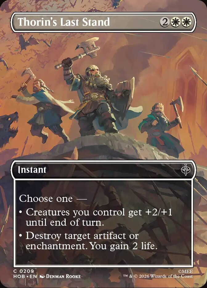 Thorin's Last Stand 209 (The Hobbit) - Foil