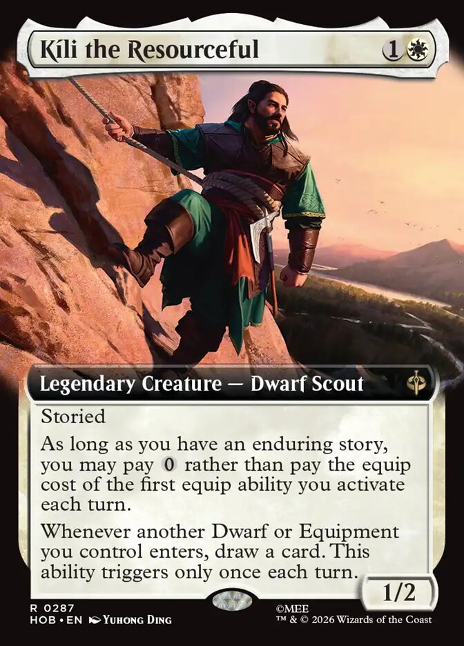 Kíli the Resourceful 287 (The Hobbit) - Extended Art Foil
