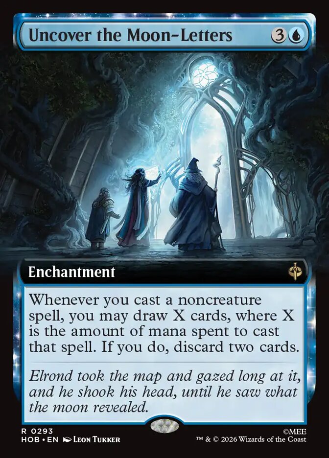 Uncover the Moon-Letters 293 (The Hobbit) - Extended Art