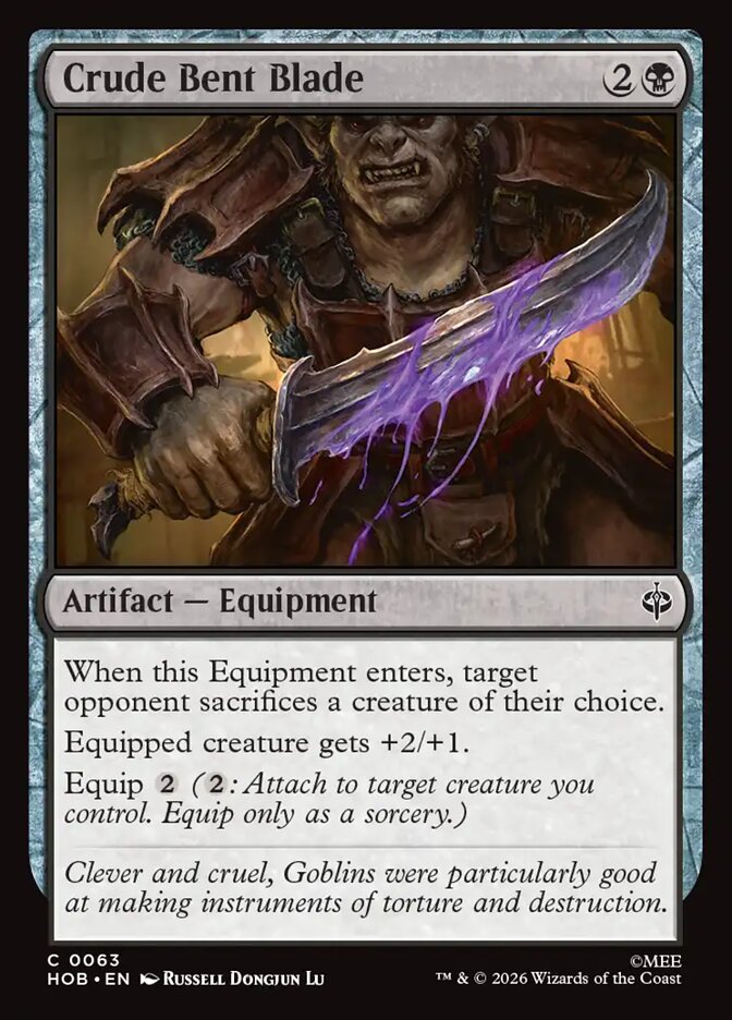 Crude Bent Blade 63 (The Hobbit) - Foil