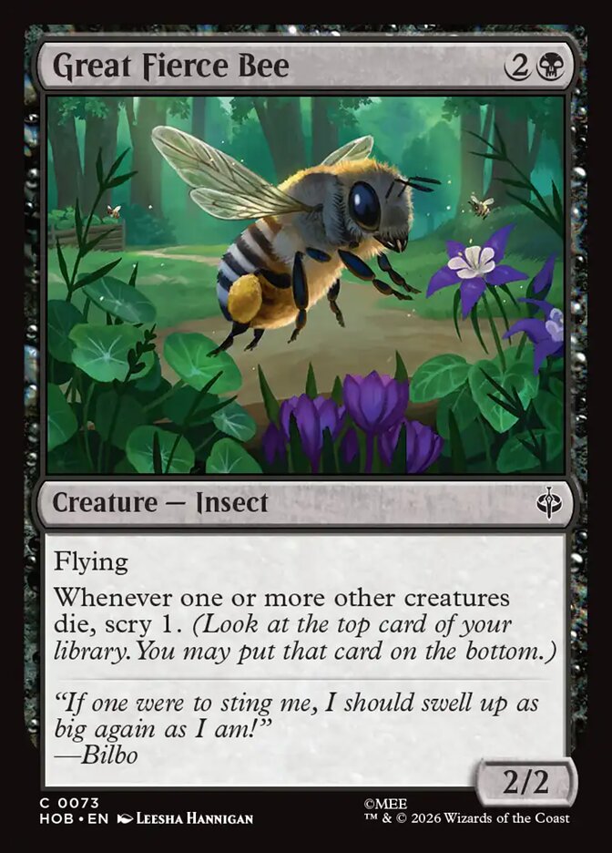 Great Fierce Bee 73 (The Hobbit) - Foil