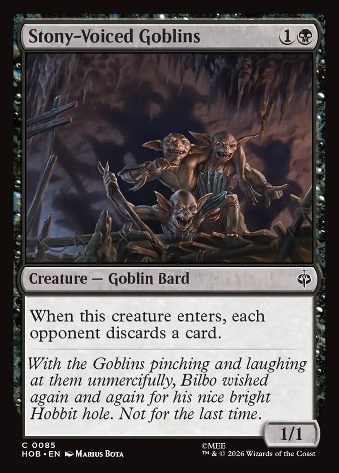 Stony-Voiced Goblins 85 (The Hobbit) - Foil