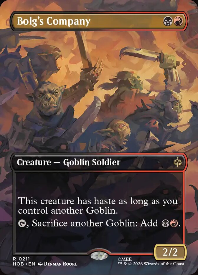 Bolg's Company 211 (The Hobbit) - Borderless Foil