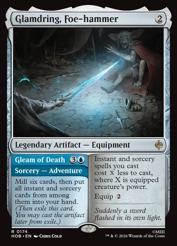 Glamdring, Foe-hammer // Gleam of Death 174 (The Hobbit)