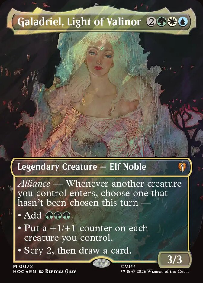 Galadriel, Light of Valinor 72 (The Hobbit: Eternal-Legal) - Borderless Surge Foil