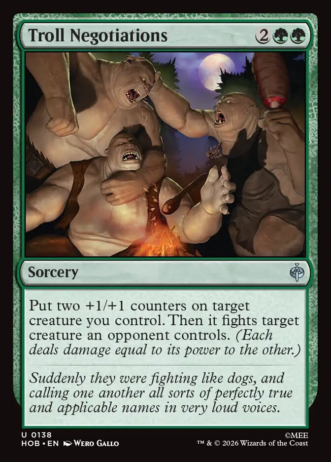 Troll Negotiations 138 (The Hobbit) - Foil