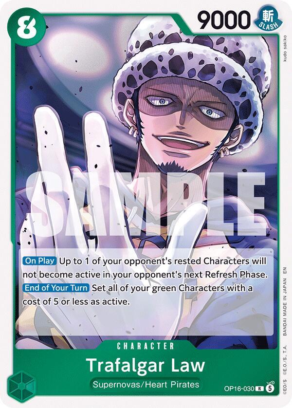 Trafalgar Law 030 OP16-030 (The Time of Battle) - Foil