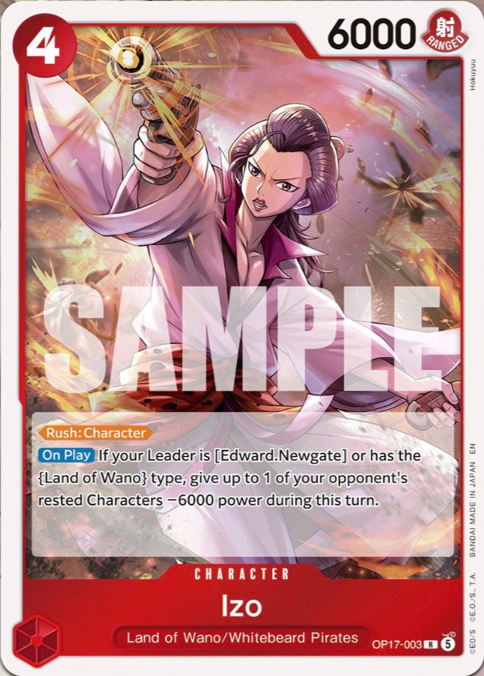 Izo OP17-003 (The World's Strongest Warriors) - Foil